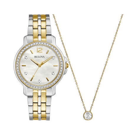 Bulova reloj Mod. 98X127, color: dorado, para dama