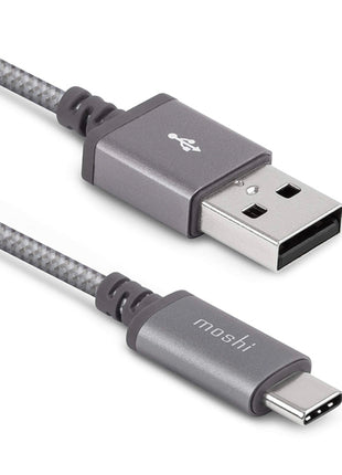 Moshi cable usb-c a usb-a Mod. 99MO084211, color: gris titaneo de 1.5mts