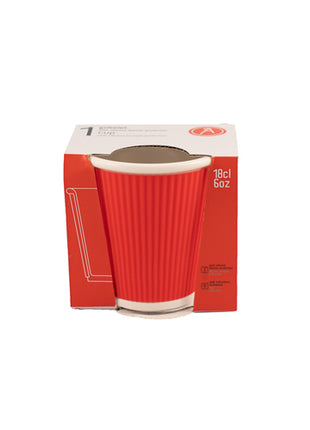 Vaso para expreso de 180ml rojo Les Artistes