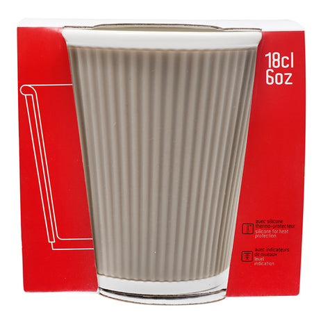 Vaso para expreso de 180ml gris Les Artistes