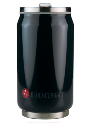 Termo con popote Can It de 280ml negro Les Artistes
