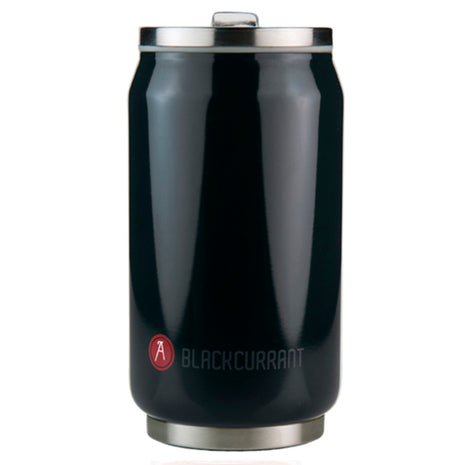 Termo con popote Can It de 280ml negro Les Artistes
