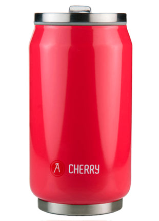 Termo con popote Can It de 280ml rojo Les Artistes