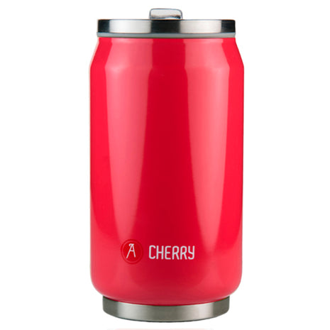 Termo con popote Can It de 280ml rojo Les Artistes