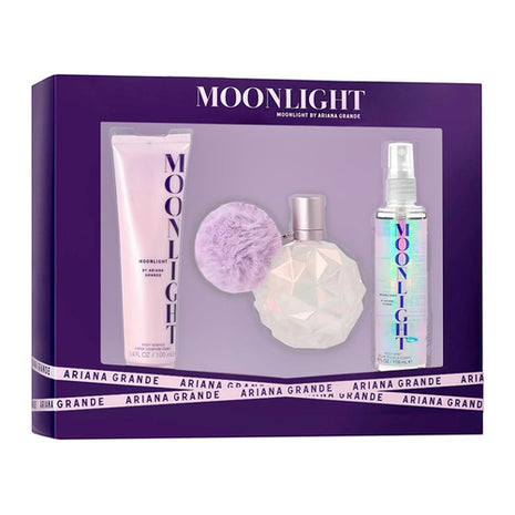 Ariana Grande Set 3 Pzas Moonlight edp 100 ml + Body Souffle100 ml + Body Mist 118 ml. Dama