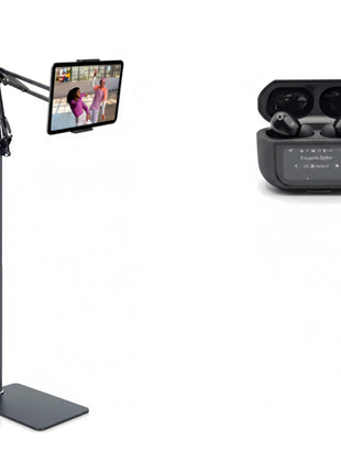 Gift Box Set de Soporte Piso Pedestal AT-0226 Negro 2 piezas