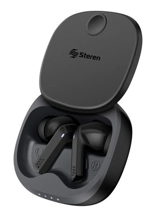 Steren audífonos bluetooth Mod. AUD-7800NE, color: negro, touch true wireless con enviromental noise cancelling