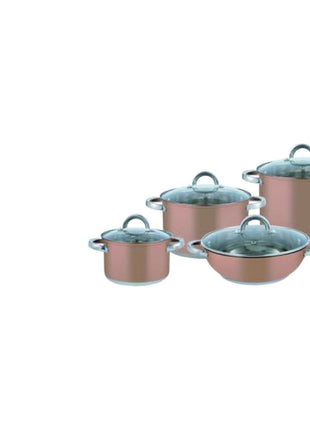 Batería de Cocina Máxima 12 piezas cobre B012MA Perla