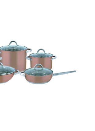 Batería de Cocina Máxima 12 piezas cobre B012MA Perla