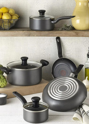Batería para cocina 10 piezas Initiatives B208SA64 T-Fal