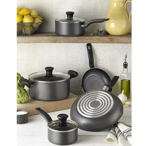 Batería para cocina 10 piezas Initiatives B208SA64 T-Fal