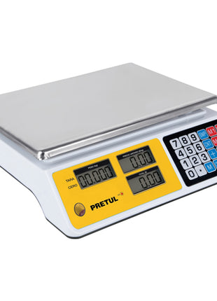 Báscula electrónica multifunciones 40Kg Pretul