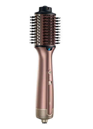 Conair InfinitiPro Cepillo de aire 2 en 1 BC95ES oro rosado húmedo seco con control de temperatura