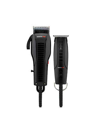 Babyliss Combo Cortadora y Patillera BCBKES PowerFX Negro