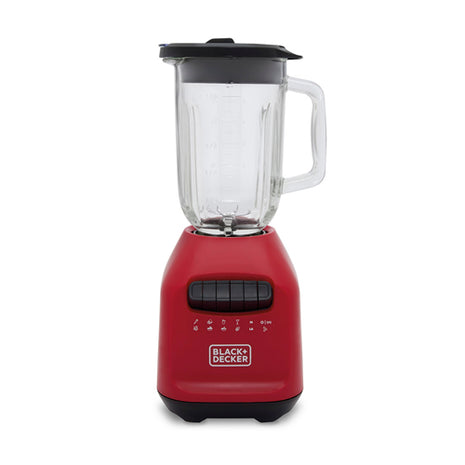 Black & Decker Licuadora BL2209GBR-LA roja vaso vidrio 900W 8 velocidades