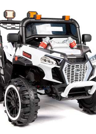 Bolster Montable eléctrico 4x4 BM-MOD903-B blanco con control remoto
