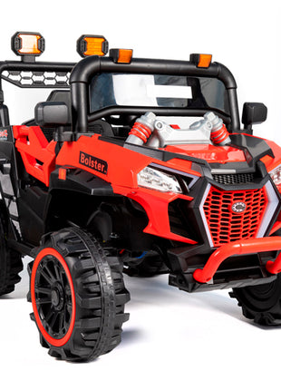 Bolster Montable eléctrico 4x4 BM-MOD903-R rojo con control remoto