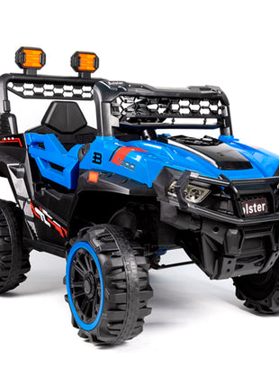 Bolster Montable eléctrico 4x4 BM-MOD918-A azul tumbaburros con control remoto