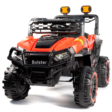 Bolster Montable eléctrico 4x4 BM-MOD918-R rojo tumbaburros con control remoto