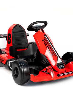 Bolster Montable eléctrico Go Kart BM-MODBDQ-8-R rojo con control remoto BM-MODBDQ-8-R