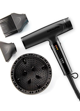 Babyliss Secadora Digital BNTC9200MBES 1400W Negro