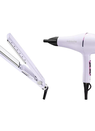 Babyliss Combo Secadora 6167 y Alaciadora 2091 BNTLPP60TES Lila