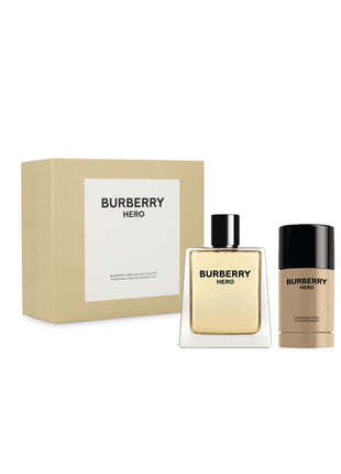 Burberry Set 2 piezas Burberry Hero edt 100 ml + desodorante en barra 75 ml. Caballero