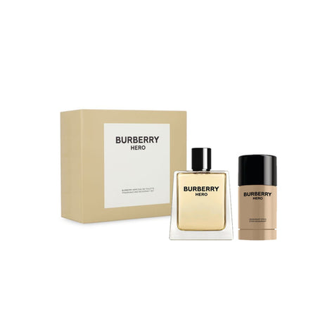 Burberry Set 2 piezas Burberry Hero edt 100 ml + desodorante en barra 75 ml. Caballero
