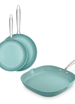 Set de 3 Satenes 24, 28 y Grill 28cm C0359-04 Jade Cook