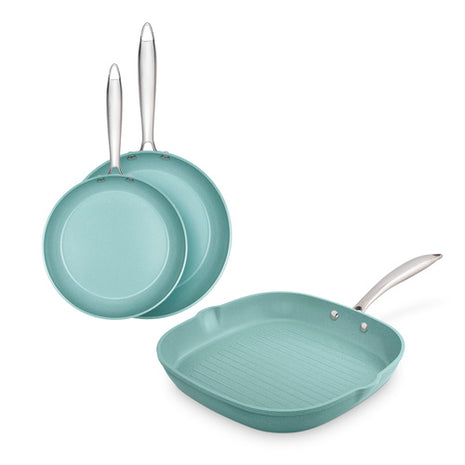 Set de 3 Satenes 24, 28 y Grill 28cm C0359-04 Jade Cook