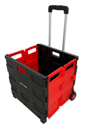 Carrito rígido plegable negro con rojo Peak Tour