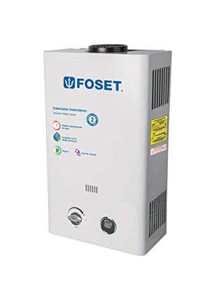 Calentador de paso instantáneo gas LP Foset