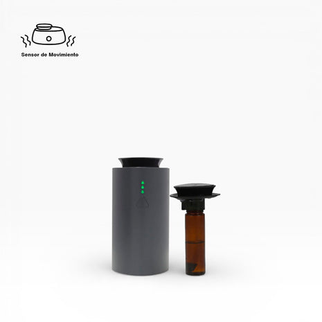 Estrategas Olfativos Difusor Aromático Car CAR-00 grafito con depósito de 30ml