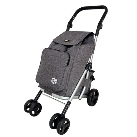 Carrito de compras gris Peak Tour