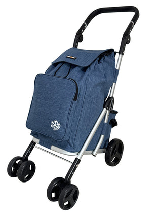 Carrito de compras azul Peak Tour