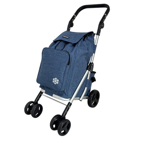 Carrito de compras azul Peak Tour