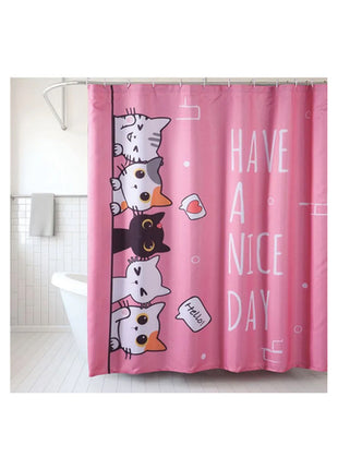 Cortina De Baño Cats