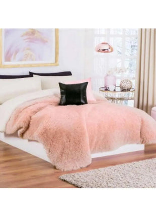 Cobertor Shaggy Dolly rosa king size CBOK756 Concord