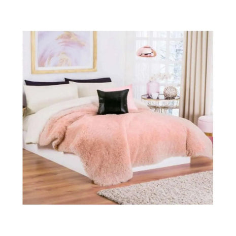 Cobertor Shaggy Dolly rosa king size CBOK756 Concord