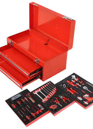 Mikels Caja Metálica de herramientas CH-88 naranja de 88 piezas
