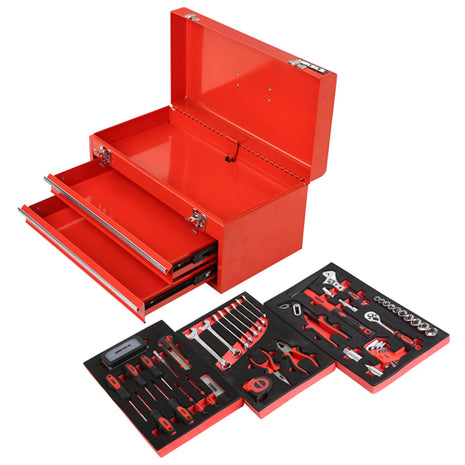 Mikels Caja Metálica de herramientas CH-88 naranja de 88 piezas