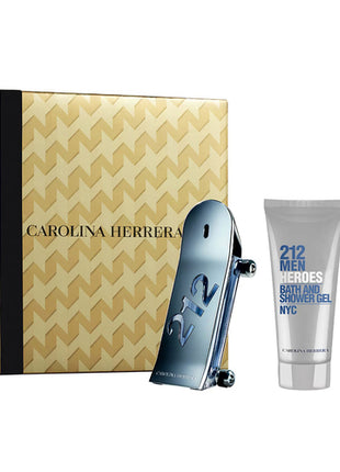 Carolina Herrera set 3 piezas Heroes edt 90 ml + gel ducha 100 ml + perfumero 10 ml. Caballero