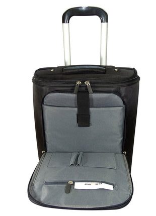 Maleta porta taje con ruedas Chicago negro Peak Tour