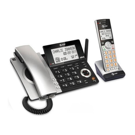 Teléfono Inalámbrico Dúo con contestador CL84107 AT&T