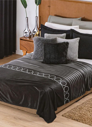 Cobertor Ligero Ultrasuave Ónix Mat/Ind CLTM372 Concord