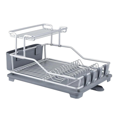 Namaro Design Escurridor CO-440222 gris de aluminio de 2 niveles