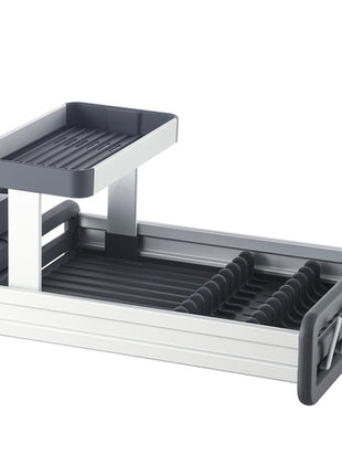Namaro Design Escurridor Kyoto CO-450603 gris con negro de aluminio de 2 niveles