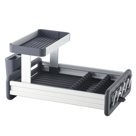 Namaro Design Escurridor Kyoto CO-450603 gris con negro de aluminio de 2 niveles