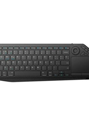 Steren mini teclado Mod. COM-688NE, color: negro, bluetooth rf con touchpad