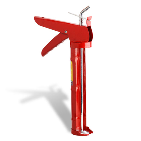 Mikels Calafateadora tipo pistola CP-2 rojo dentada fabricada en lámina en acero y pintada